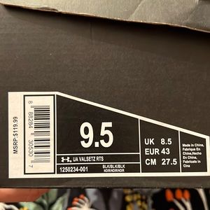 Under Armor  high tops used